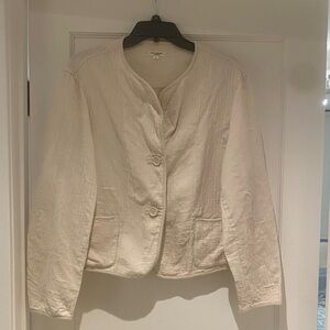 Max Studio Cream Blazer